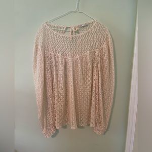 Zara Sheer Blouse Size M